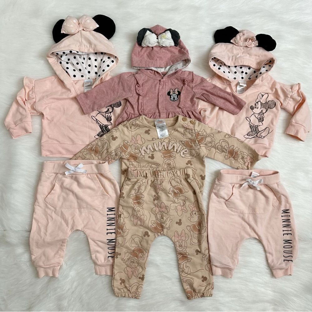 3-6 Months Disney Minnie Mouse Fall/Winter Clothes LOT